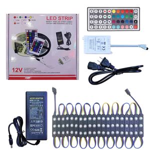 3LED RGB LED Işık Modülü Harici Işıklar Modülleri Enjeksiyon 12V Araç Dekorasyon Atmosferi Reklam İşareti Aydınlatma Su Geçirmez Billboard Lamba Şimdi Kullanım