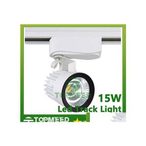 Track Lights CE ROHS LED toptan 15W Cob Light Spot Duvar Lambası İzleme Soptlight AC 85265V İç Mekan Aydınlatma Damlası Teslimat Dhxef