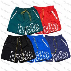 3A Designer masculino RH limitado shorts rhude verão curto na altura do joelho hip hop treinamento esportivo de rua calça de praia masculina cintura elástica