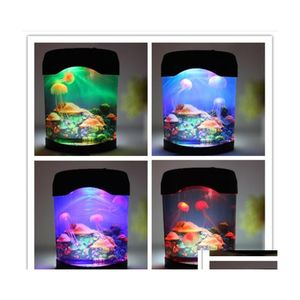 Ночные светильники Creative Beautif Aquarium Light Tank Swim