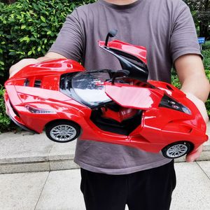 ElectricRC Car Large Size 1 14 Electric RC Remote Control s Machines On Radio Vehicle Toys For Boys Door Can Open 6066 230202