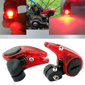 S LED su geçirmez dağ bisikleti fren fener bisiklet güvenlik uyarısı ışık lambası bisiklet aksesuarları 0202