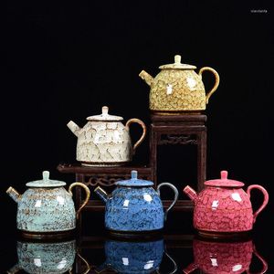 Canecas de 300 ml de bels cerâmica requintada maconha de chá de chá de chá de porcelana tradicional chinesa chinesa