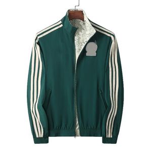 2023 мужские дизайнерские куртки Парки Двусторонняя буква Горный узор одежды мужские Пальто Верхняя одежда Одежда зеленый белый S-3XL