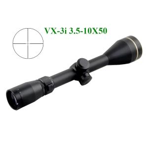 LP VX-3i 3.5-10X50 Long Range Scope Mil-dot Parallax Optics 1/4 MOA Rifle Hunting Sight Fully Multi Coated Sight Magnification Adjustment