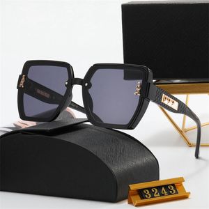Heiße Art-Luxus-Sonnenbrille für Mann-Frau-Mode-Unisex-Designer-Brille-Strand-Sonnenbrille Retro-heller schwarzer Mattrahmen-Luxus-Designer-Sonnenbrille UV400 mit Box
