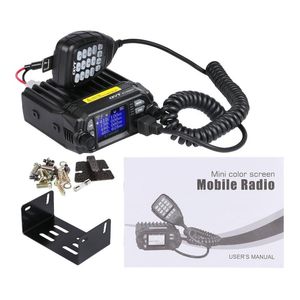 Walkie Talkie Renk Ekran Araba Dörtlü Ekran 25W Çift Band UHF/VHF Mini Mobil Radyo KT8900D