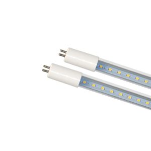 G5 Base Fluorescent заменяющая трубка T5 Светодиодные трубки светильники с двойным мощным магазином для кухни для кухонного гаража молочное покрытие прозрачное покрытие Crestech