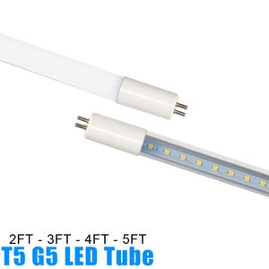 Светодиодные трубки T5 2PINS 4FT 3FT 2FT 1FT 18W 18W AC85-265V G5 Lights 100LM/W SMD2835 Флуоресцентные лампы Линейные луковицы 1,2 м Драйвер яркости внутри Crestech168