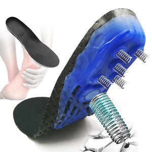 Детали обуви Аксессуары EVA пружинные силиконовые ортопедические подошвы для обуви стельки для Super Shock Absorbent эластичная спортивная стелька снимает боль в ногах стелька для обуви 230207