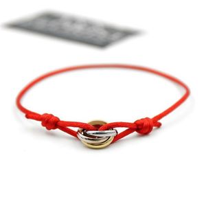 Pulseira de luxo masculina, joias de design, pulseira de amor, pulseira de aço inoxidável, corda de mão, casal, presente de aniversário, anéis de amor finos criativos, pulseiras de design