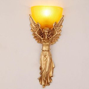 Lâmpada de parede lâmpadas de anjo luzes LED para decoração de arte doméstica arandel