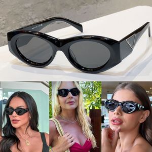 Symbole Солнцезащитные очки солнечные очки Sungod Spr20z Ацетатные серые линзы солнцезащитные очки с утонченным овальным дизайном 100% UVA / UVB защита SPR20 PR20 Sun Glass 20Z