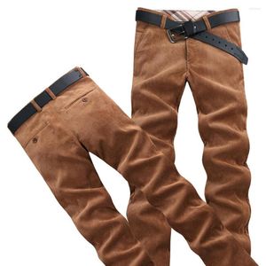 Erkek pantolon adam sonbahar ve kış kadife pantolon sıradan ince düz pantolon 28-38