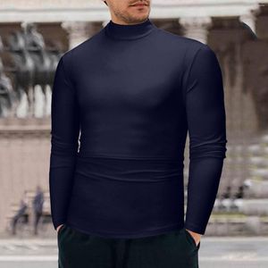 Erkek Tişörtleri Erkek Kış Sıcak Düşük Yaka Moda Termal İç Çamaşırı Erkekler Temel Düz Gömlek Bluz Spor Spor Giyim Camisetas Hombre Tees