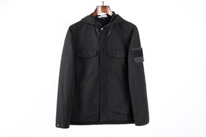 Марка качества AAA мужские куртки topstoney 4-цветное пальто с капюшоном и несколькими карманами на шнурке Свободная повседневная куртка Размер M-2XL