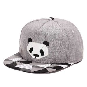 Ball Caps Fashionspring ve yaz severler beyzbol şapkası hip-hop şapka Erkek Bayan Sevimli Panda Zebra Lastik Hatsnapback Düz Kartlı Şapka Aa