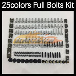 268pcs Tam Moto Gövde Tam Vidalar Kit Kawasaki Ninja ZZR400 ZZR 400 ZZR-400 93 94 95 96 97 98 99 00 93-00 Motosiklet Kaplama Cıvataları Stin Somun Seti Set