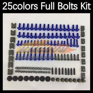 268pcs Tam Moto Gövde Tam Vidalar Kit Kawasaki Ninja Zx 12 R 12R ZX1200 CC ZX-12R ZX12R 00 01 2000 2001 Motosiklet Kapı Cıvataları Cam