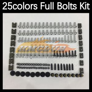 268pcs Tam Moto Gövde Tam Vidaları Yamaha için Yamaha YZF-R3 R 25 YZFR3 YZFR25 YZF R3 R25 14 15 16 2015 2015 2016 Motosiklet Kaplama Cıvataları Sığır Cıvata Vidası Somun Seti