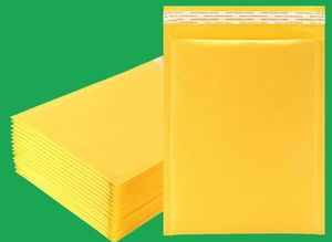 11x13 Крафт пузырьковые почтовые пакеты рассылки по доставке мешков с желтыми мягкими конвертами, водонепроницаемые полизубные рассылки