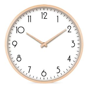 Настенные часы скандинавские большие часы деревянные роскошные часы домашний декор безмолвной спальню кухня гостиная