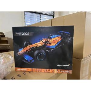 Блоки Технические 42141 McLarens Race Car Model Model Kit Block Block Mocking кирпичи Moc Toys for Kids День рождения подарок 230210