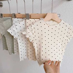 Giyim Setleri Yepyeni Nightgown Floral Suit Bebek Tam Baskılı Tshirts Yaz Pcs Toddler Kızlar Düzenli Kısa Kollu Pijama Set Eve Wear