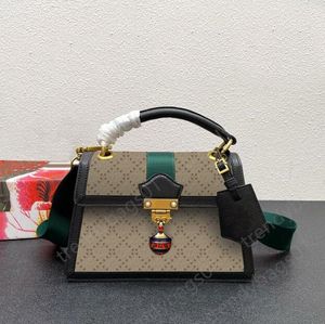 Omuz çantası tote çanta lüks tasarımcı hangbag küçük çanta bal arısı crossbody çanta kadın cüzdan deri şerit donanım moda mektupları marka sac bir ana femme