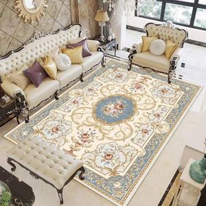 Teppiche, persische Retro-Wohnzimmer, rutschfeste Teppiche, europäischer Hofteppich, Schlafzimmer neben Balkon, Flurdecke, ethnische Fußmatte, Teppiche