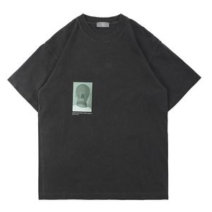 Erkek T Shirt 22ss Arnodefrance Gömlek Erkek Kadın Yüksek Sokak Modası Yıkanmış Eski Vintage Tee Koleksiyonu ADF ÜstleriErkekler