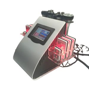 6-1 Снятие целлюлита Трипточное похудение RF 635-650NM Diode Laser Lllt LIPO LASER Cavitation Machine CE/DHL
