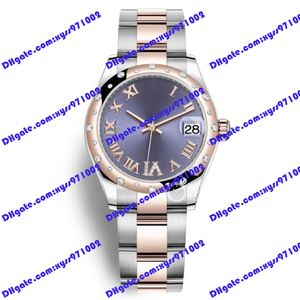 Высококачественные часы 2813 Спортивные автоматические часы 278341 Смотреть 31 -мм фиолетовый римский цифер
