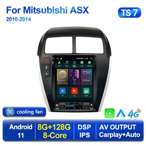 Araba DVD Radyo Multimedia Video Android 11 Mitsubishi ASX 1 2010 2011-2016 C4 Navigasyon GPS BT 2 DIN