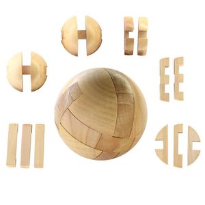 Blocks Brinquedos de Inteligência de Wooden Toy Chinese Brain Teaser Game 3D IQ Puzzle para crianças adultos i0029 230213