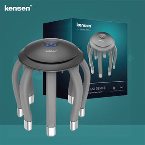 Массажер для головы Kensen Electric Head Massager Scalp Scalp с 8 массажными контактами 6 режимов беспроводной пополнение для расслабленного сна 230211