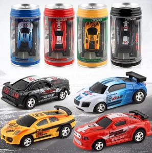 Creative Coke Can Mini Car RC Carse Collection Radio -управляемые машины автомобилей на игрушках с дистанционным управлением для мальчиков Kids Gift A0214