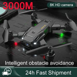 Akıllı İHA Drone 5G drone 8K HD Profesyonel Dronlar 6K HD Hava Pografisi RC Helikopter Engel Kaçınma Quadcopter Mesafesi 3000m 230214