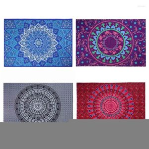 Duvar Kağıtları Mandala Fil 3D Dijital Baskı Duvar Asma Goblen Havlusu Havlu Seyahat Çadır Kampı Battaniyesi Ev Dekorasyonu
