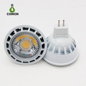 Refletor LED regulável COB Lâmpadas E27 MR16 GU10 GU5.3 3W 5W Holofote lâmpada 110V 220V Iluminação embutida