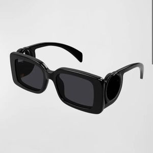 Бейсбольные солнцезащитные очки классический бренд 1325 мода личность зеркало ноги выдалбливают дизайн логотипа мужские солнцезащитные очки для женщин черная оправа очки
