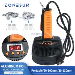 ZONESUN Sealing machine Handheld Induction Sealer Portable Electromagnetic Bottle Aluminum Foil Lid Plastic Vial ZS-DL800