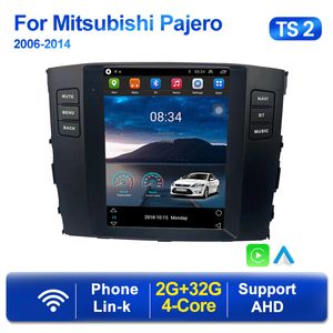 Android Player Car DVD Радио для Mitsubishi Pajero V97 V93 2007-2020 GPS Навигационная навигация Стерео-приемник мультимедийный беспроводной CarPlay Bt Bt Bt