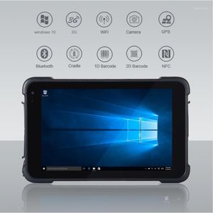 Windows 10 Su Geçirmez IP67 Endüstriyel PC 2G RAM 64G ROM Barkod Tarayıcı Sağlam Tablet