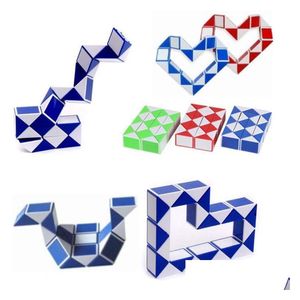 Magic Cubes mini Snake 4 Colorscreative. Обработанные для детской квадратной головоломки головоломки wiply Leviever Toys Collection Delip