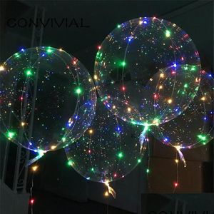 Balon 50pcs winkles yok şeffaf pvc balonlar 10 18 24 inç açık kabarcık doğum günü partisi dekoratif helyum balonlar Kid309 dhe3m