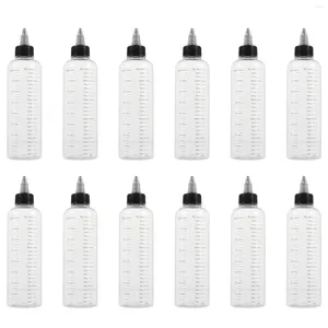 Бутылки для хранения сжатие бутылочки для волос с маслом пигмент прозрачный дозирующий аппликатор соус -красок раскраски раскраски пустой диспенсер с брызг кетчуп