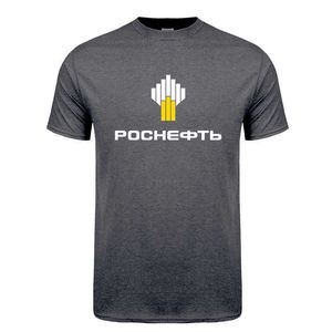 Erkek T-Shirt Rosneft Rus Yağ T Gömlek Erkekler Yaz Kısa Kollu Pamuk Rosneft T-Shirt Adam Serin Tshirt LH-208 L230217 Tops