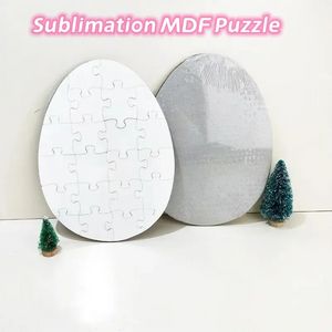 Paskalya Hediyesi Ahşap Sublimasyon Yumurta Puzzazı Boş Özel Yapılak MDF DIY Paskalya Bulmacaları TT0218