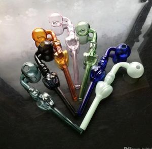 New Color Beauty Bends Bongus de vidro de vidro de vidro queimador de ￳leo Bolsas de fumantes de ￳leo de queimador de ￳leo